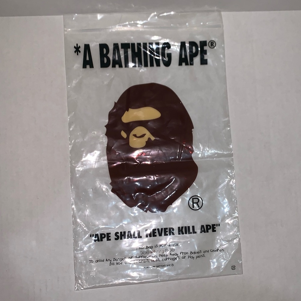 Bape clear bags 2 bags